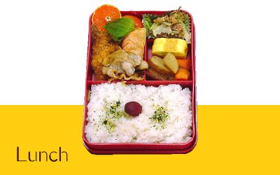 昼食　手作りお弁当
